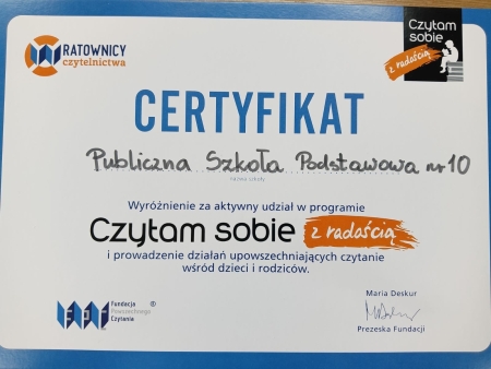 Czytam sobie z radością - Ratownicy czytelnictwa