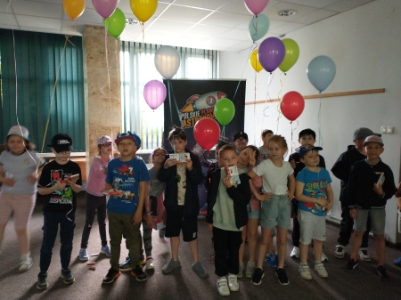 Klasa pierwsza w przenośnym Planetarium