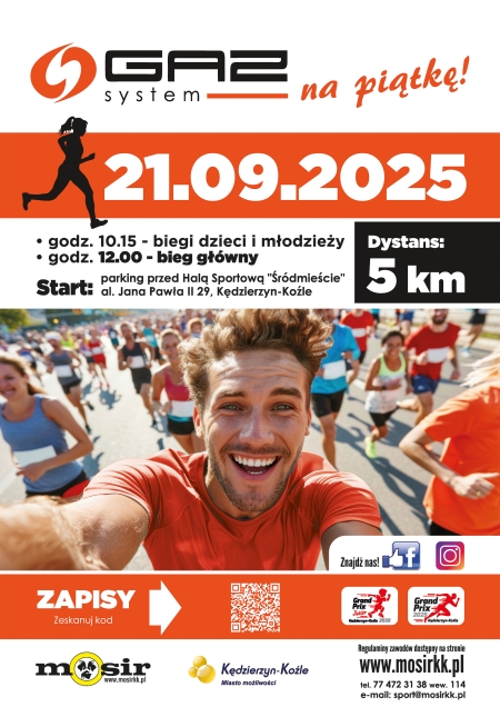 Bieg dla dzieci i młodzieży w Kędzierzynie-Koźlu!