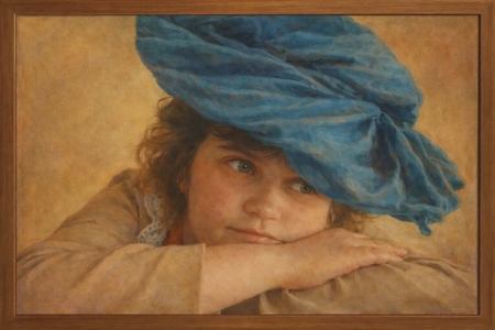 Żywe obrazy – „Dziewczynka w niebieskim kapeluszu”