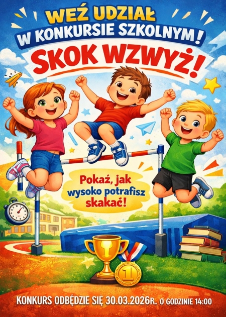 Konkurs szkolny – Skok wzwyż!