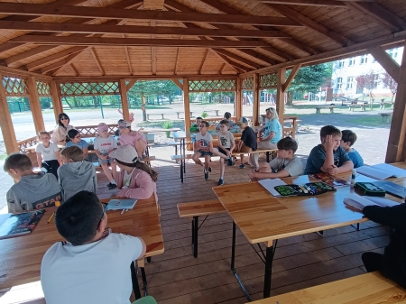 Zajęcia w „Pracowni pod chmurką'' - klasa 2