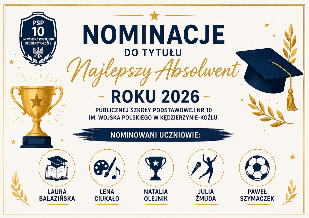 Nominacje do tytułu „Najlepszy Absolwent Roku 2026”