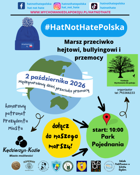 Już po raz czwarty wzięliśmy udział w akcji „HatNotHate”
